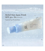 SPF 50+ PA++++  Relief Sun Aqua-Fresh Rice + B5