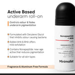 Nonapeptide + AHA 06% Underarm Roll On (40ml)