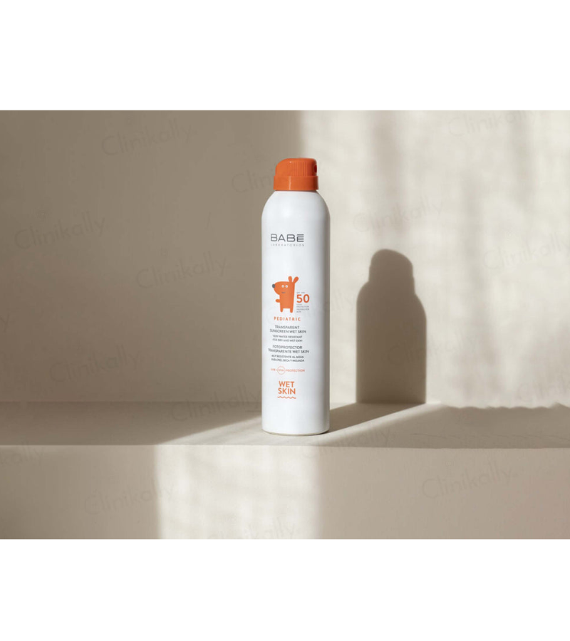 Pediatric Transparent Sunscreen Wet Skin SPF 50